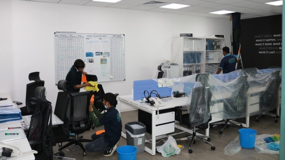office furniture deep cleaning services in dubai